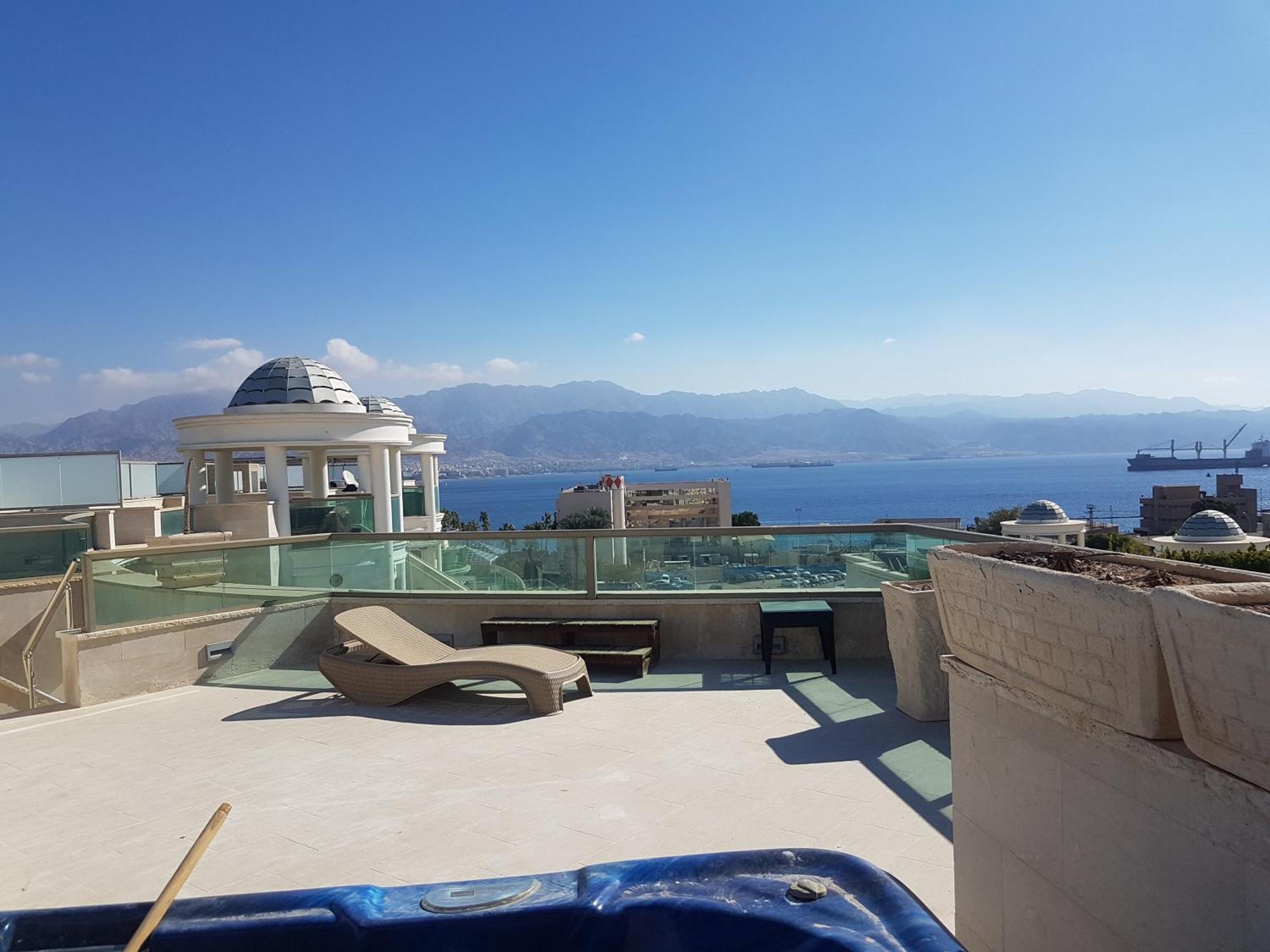 Palmore Top Luxury Penthause With Juccuzi First Line Of The Seaside Apartment Eilat Ngoại thất bức ảnh